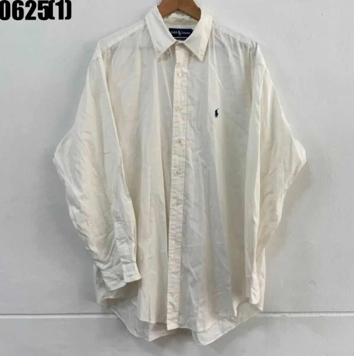 ポロラルフローレン シャツ 白 XL