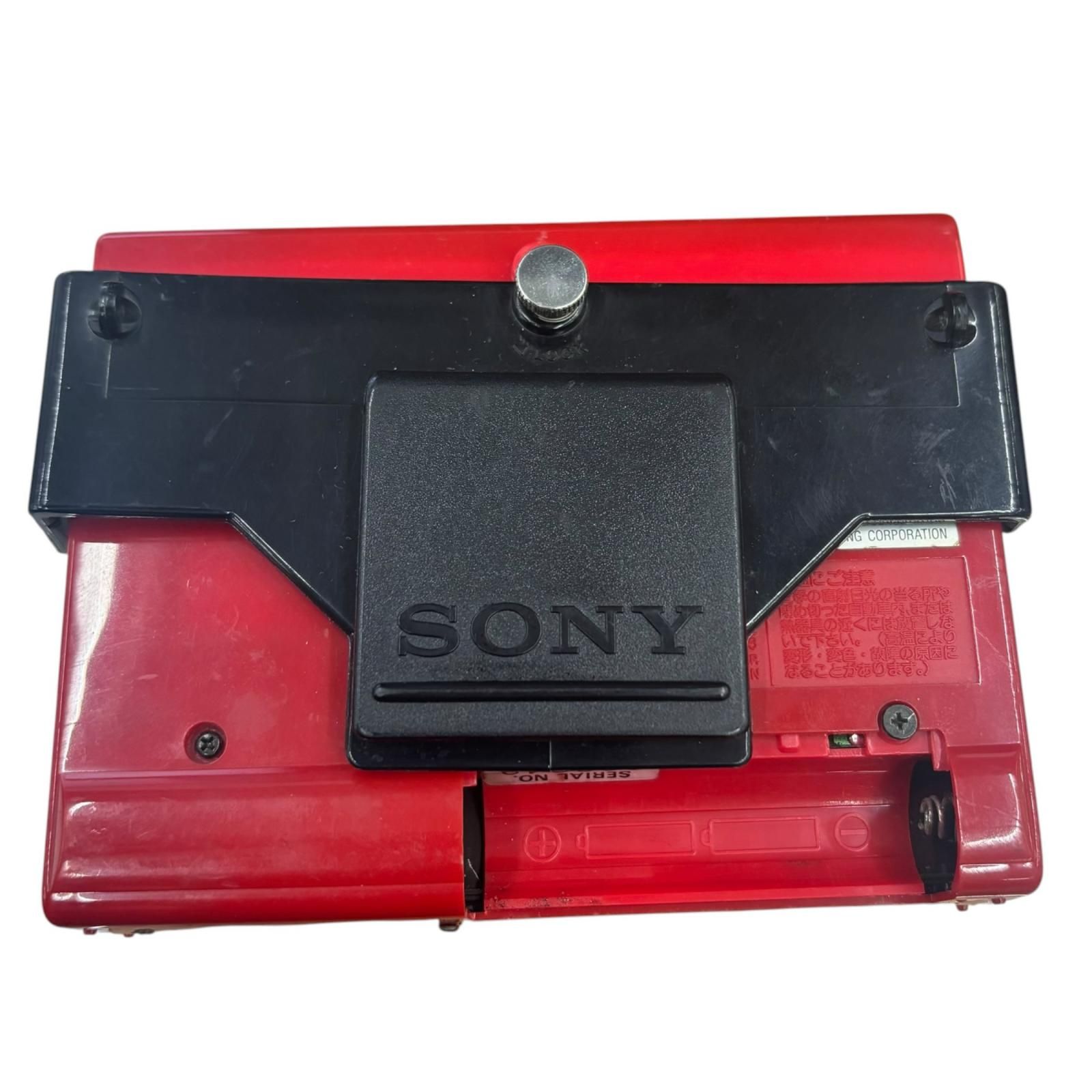 199990 動作未確認 SONY ソニー カセットウォークマン WM-F15 レッド