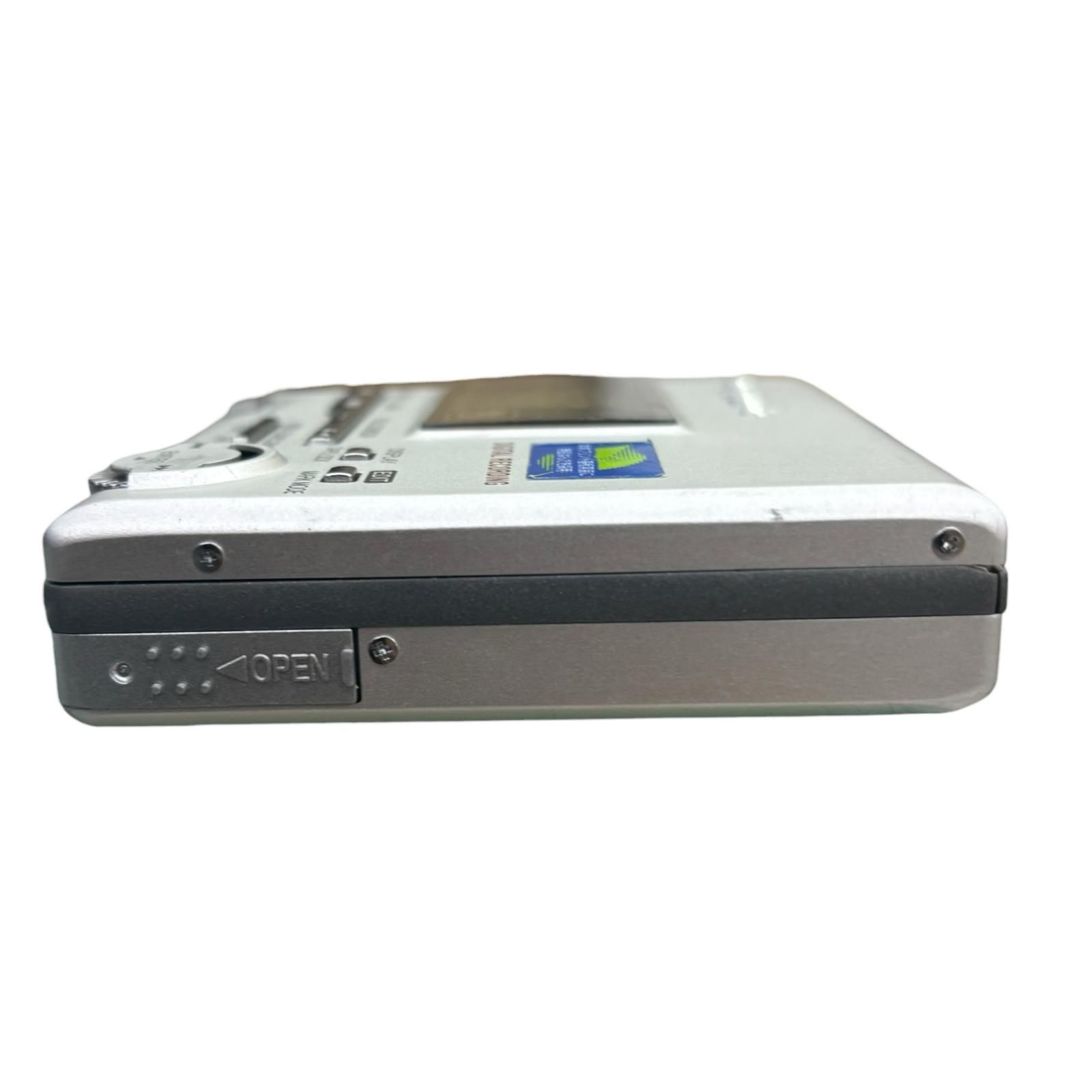 【動作確認済】Panasonic ポータブルMDレコーダー SJ-MH100 199990 動作未確認 Panasonic パナソニック MDレコーダー SJ-MR100