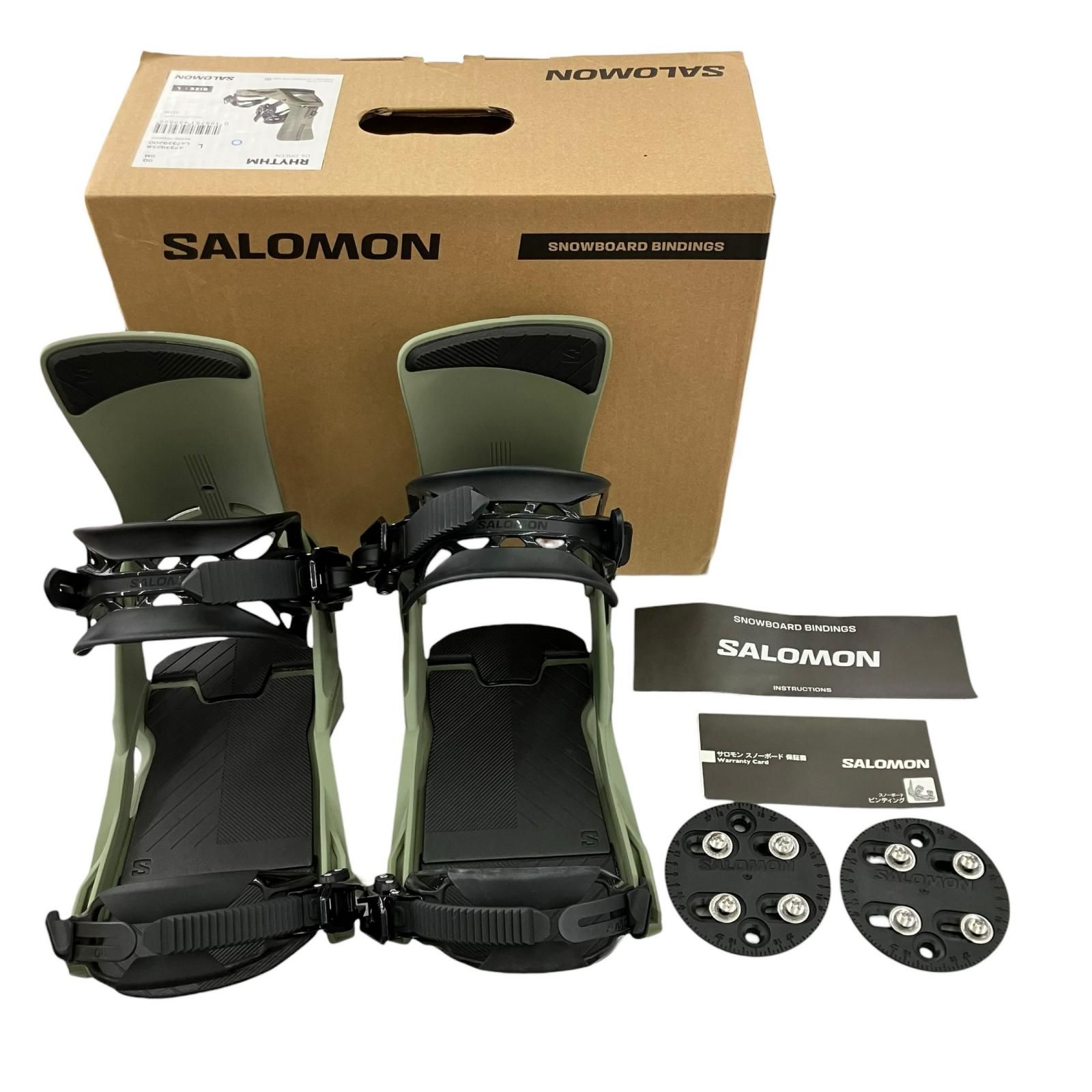 186000 現状品 Salomon サロモン RHYTHM スノーボードビンディング L
