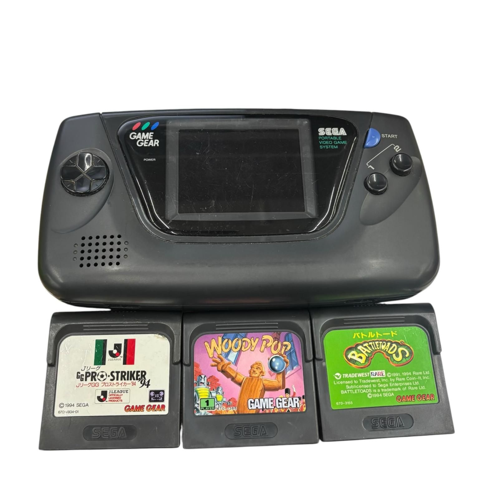 あ*い様 SEGA ゲームギア本体箱付き ジャンク品（ソフト3本付き）