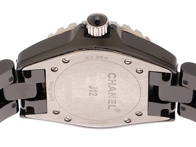 CHANEL シャネル J12 H0682 ブラックセラミック ブラック クオーツ
