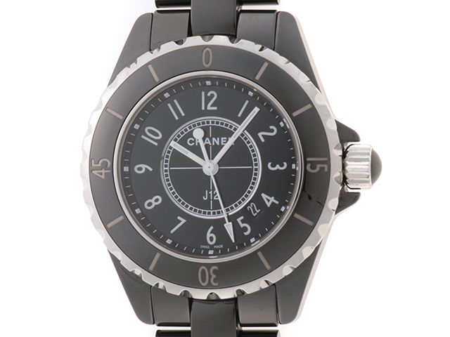 CHANEL シャネル J12 H0682 ブラックセラミック ブラック クオーツ