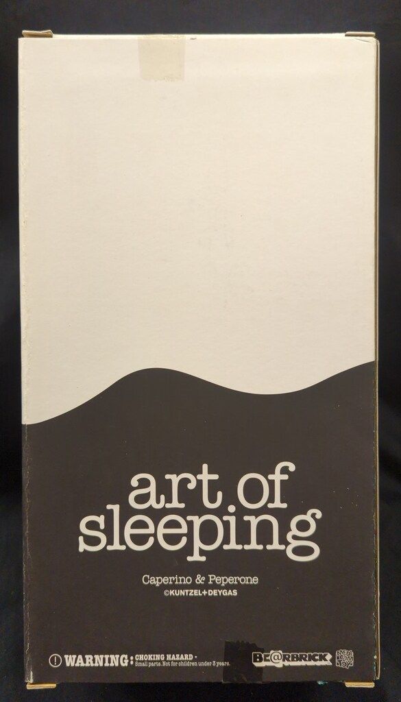 MEDICOMTOY BE@RBRICK art of sleeping Caperino & Peperone 400% 400%