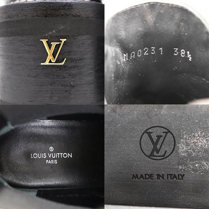 美品】LOUIS VUITTON ルイ・ヴィトン サイドゴアブーツ サイズ 38 1/2