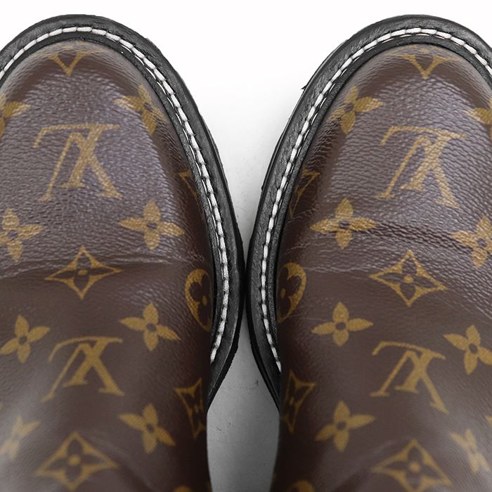 美品】LOUIS VUITTON ルイ・ヴィトン サイドゴアブーツ サイズ 38 1/2