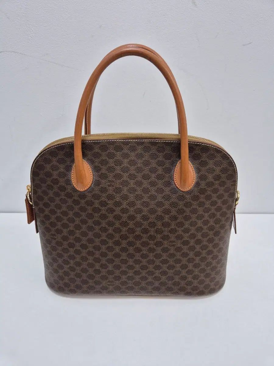 Celine セリーヌ マカダム ブラウン トートバッグ