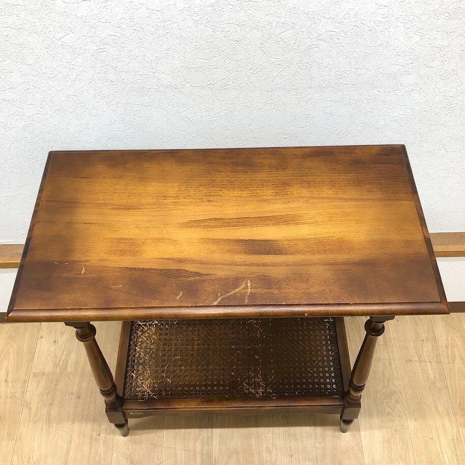 ss8834 【中古】 カリモク サイドテーブル コロニアル オールド