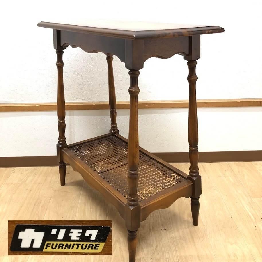 ss8834 【中古】 カリモク サイドテーブル コロニアル オールド