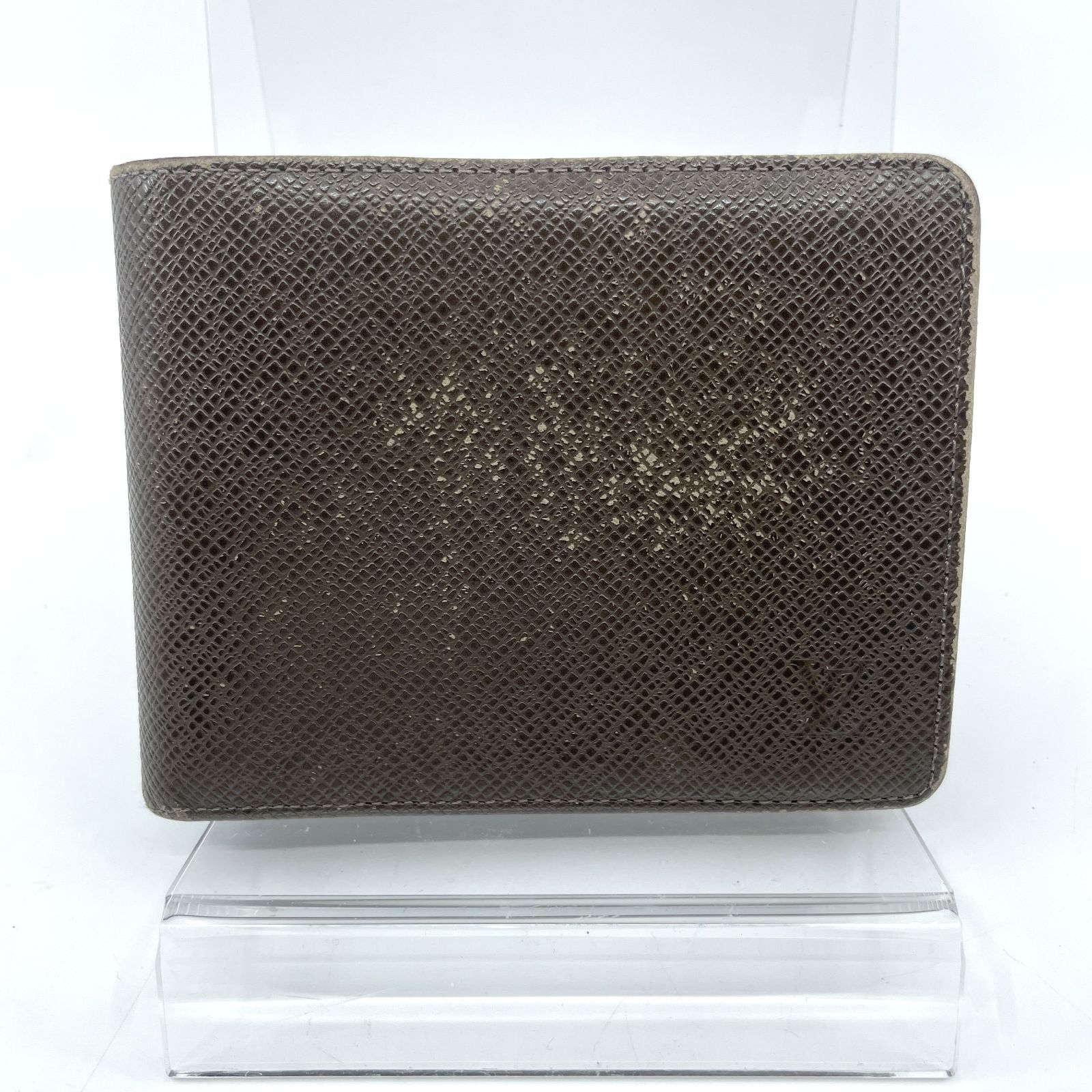 LOUIS VUITTON　ルイヴィトン タイガ ポルトフォイユ フロリン 2つ折財布 レザー グリズリ 茶 ブラウン M31118　シリアル：SP0046