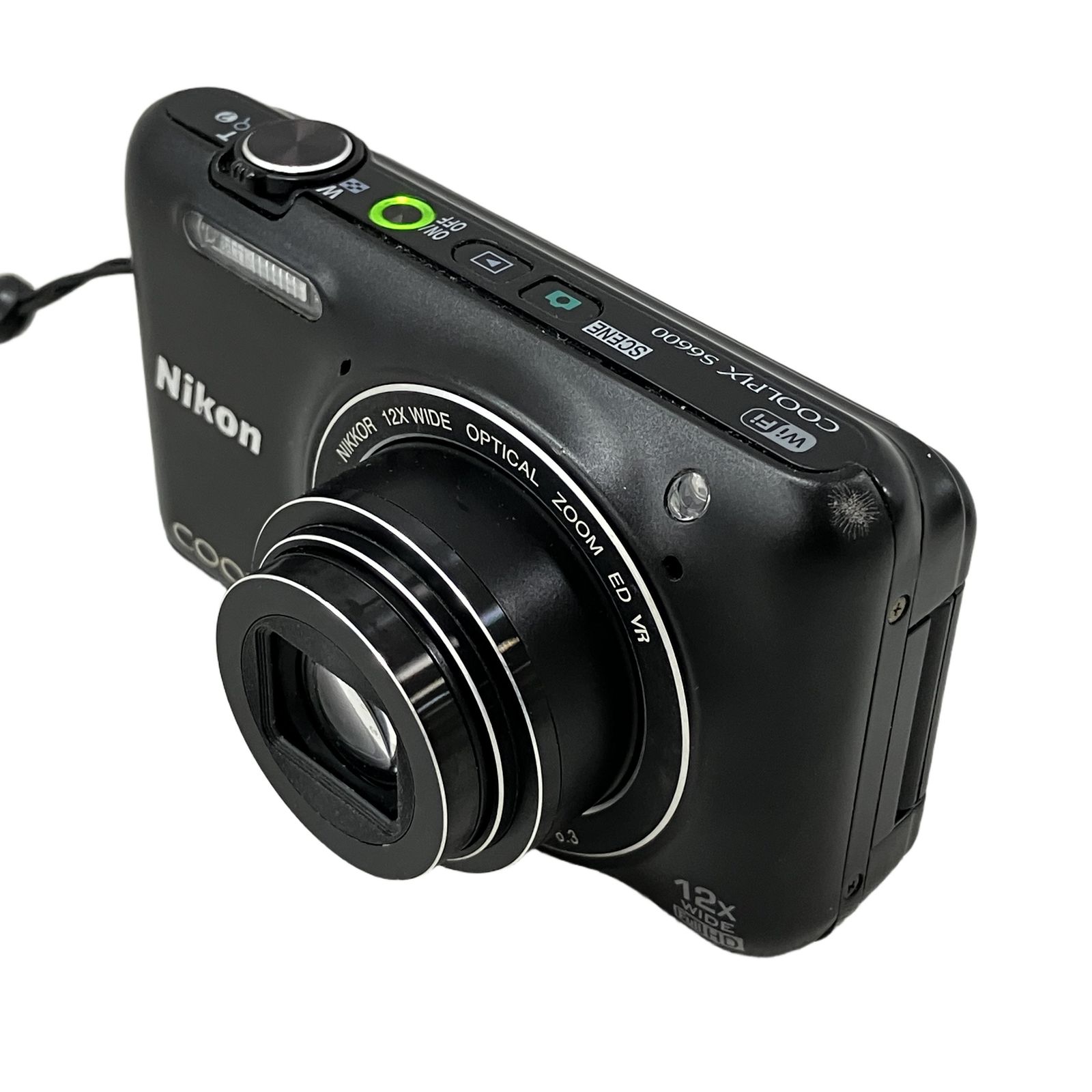 Nikon COOLPIX S6600 コンパクトデジタル カメラ デジカメ ブラック
