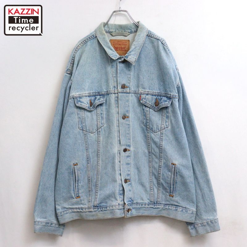 90s USA製 vintage Levi's 70507 デニムジャケット メンズ 表記XXLサイズ