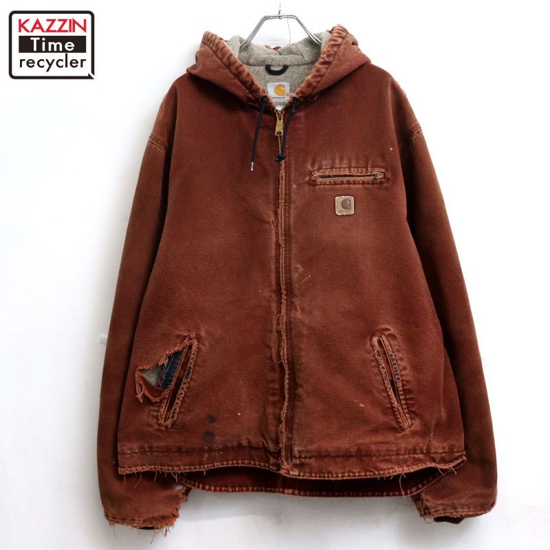 00s Carhartt シエラジャケット CLY 裏地ボア ダック ジャケット メンズ 表記XXLサイズ
