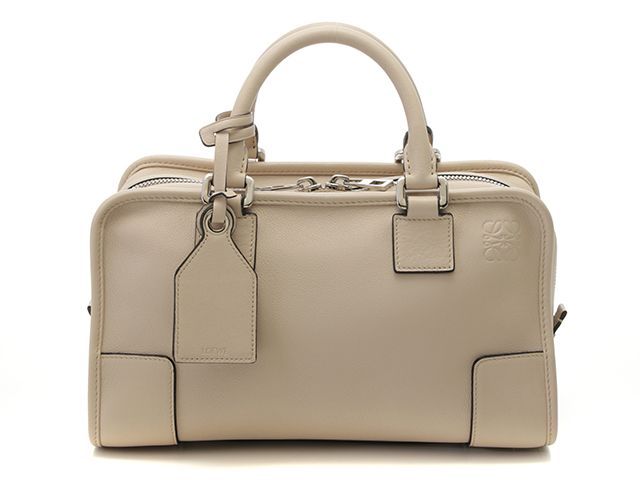 LOEWE ロエベ バッグ アマソナ28 アイボリー レザー ﾊﾞｯｸﾞ ショルダーバッグ レザー ベージュ レディース【中古】436