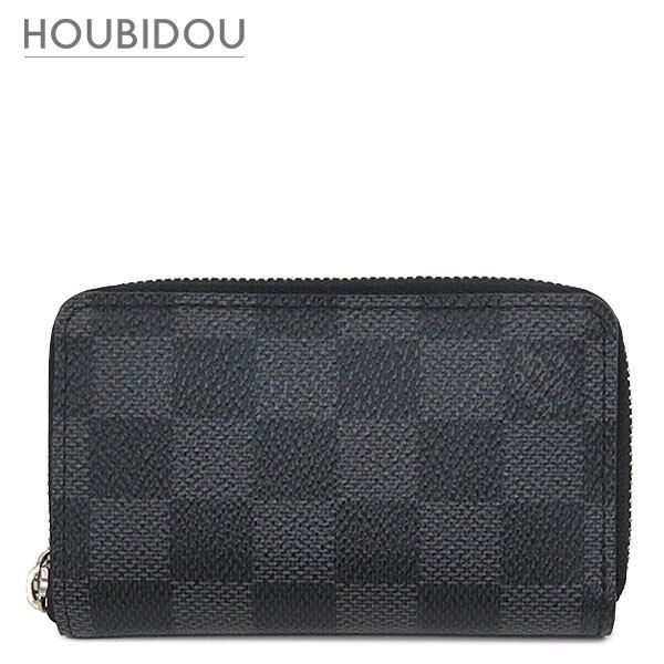ルイヴィトン LOUIS VUITTON コインケース ジッピー コインパース ダミエグラフィットキャンバス ダミエグラフィット シルバー金具 小銭入れ N63076 CT3113【中古】