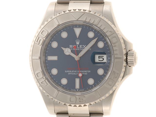 ROLEX ロレックス ウォッチ ヨットマスター40 時計 126622 腕時計 ステンレススチール/Ptプラチナ ブルー 自動巻き メンズ【432】2143000748980