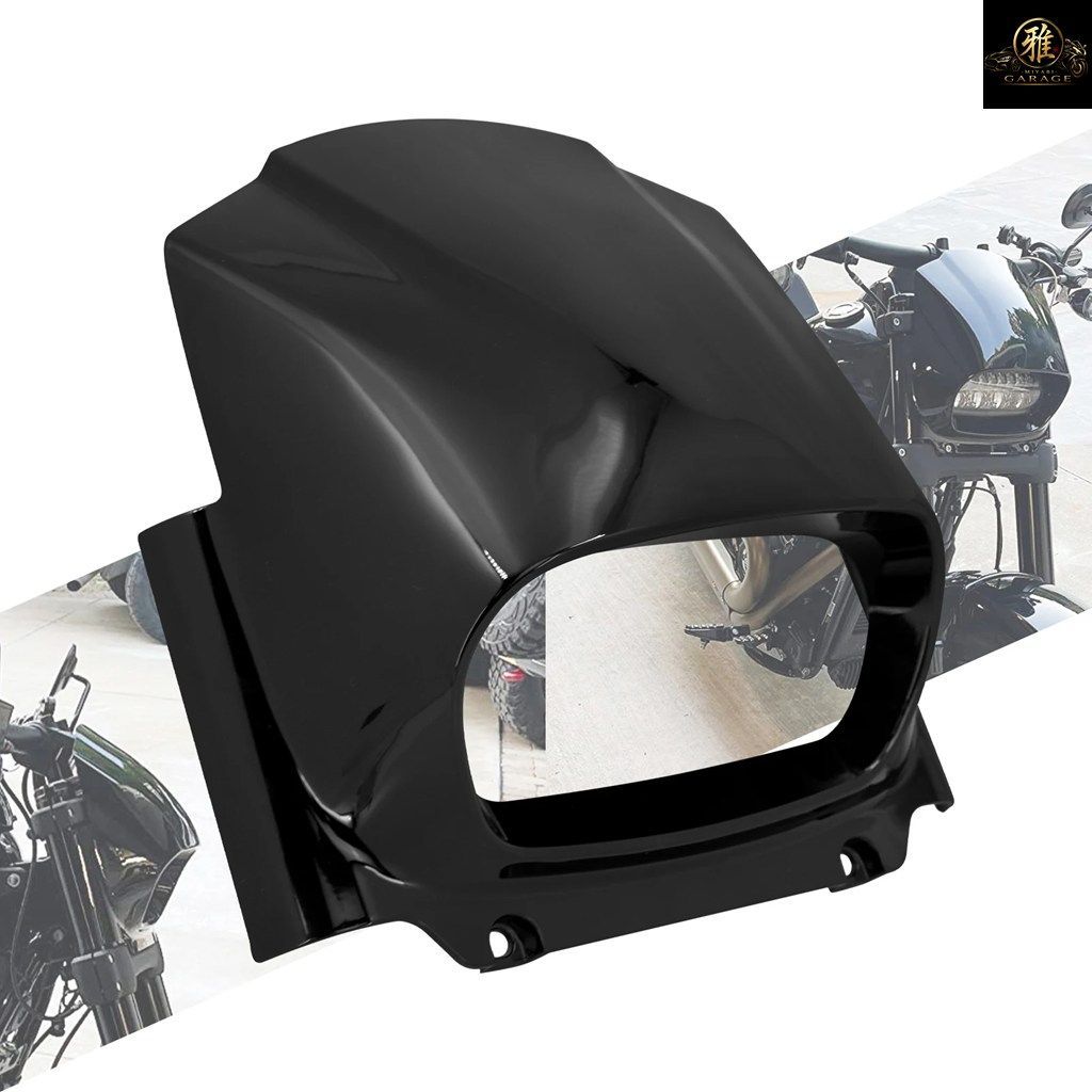 ハーレー ファットボブ FXFB 107 FXFBS 114 2018-2023 用ヘッドライトフェアリングカバー