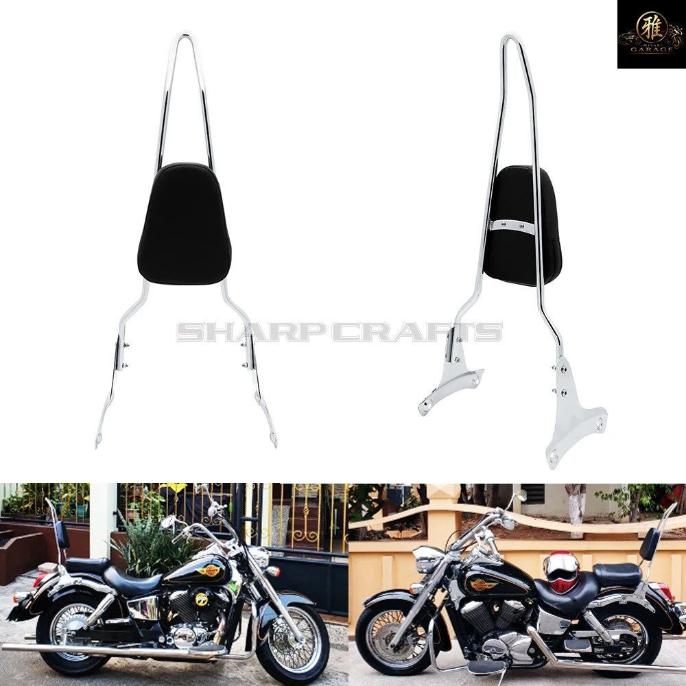 ホンダ OW ACE 400 VT400 VT750 VT 400 VT 750 1997-2000 - 03 オートバイ用スパイクボウパッセンジャーバックレストシーシーバー