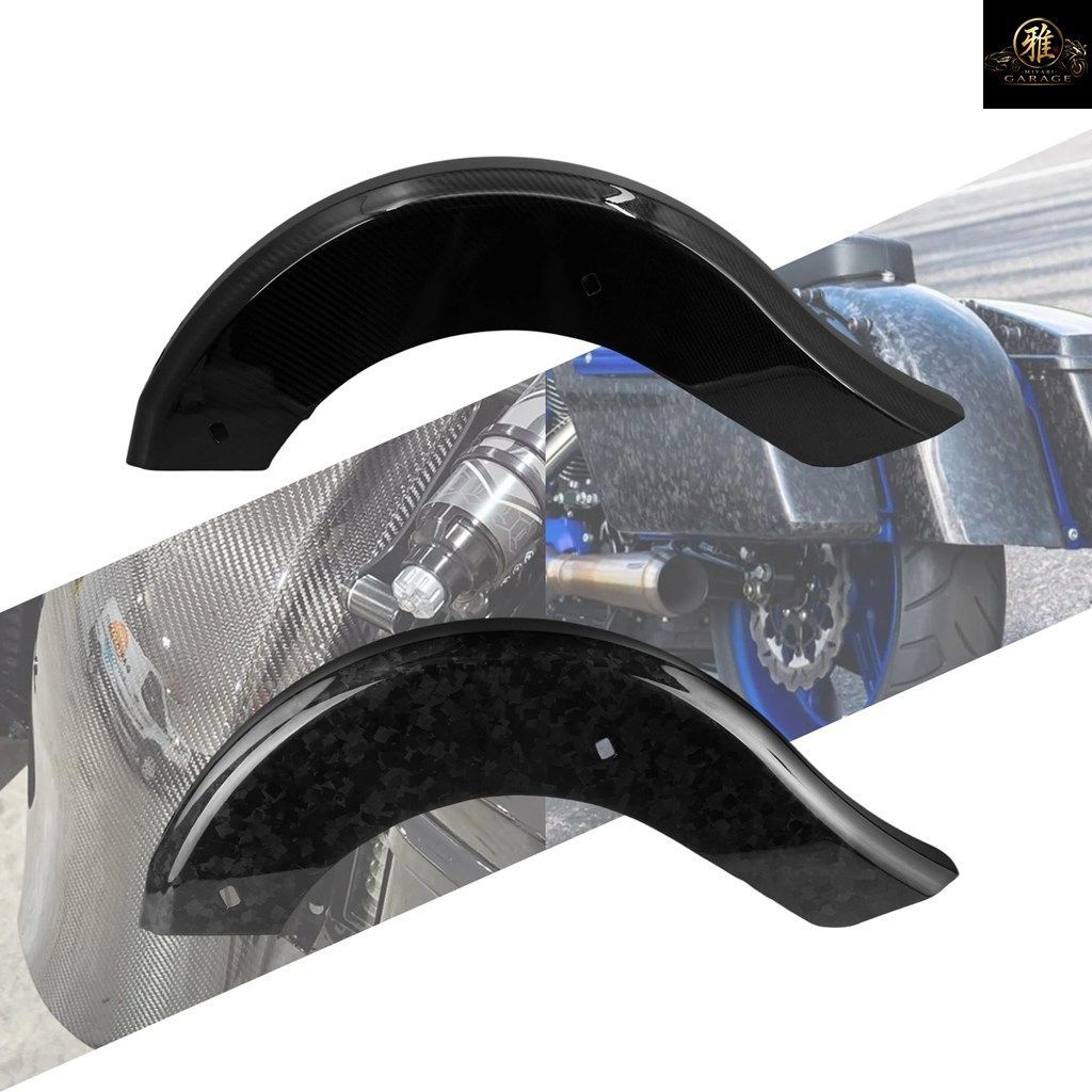 オートバイ用リアフェンダーマッドガードホイールフェアリングガードハーレーツーリングロードエレクトラストリートグライドロードキングウ