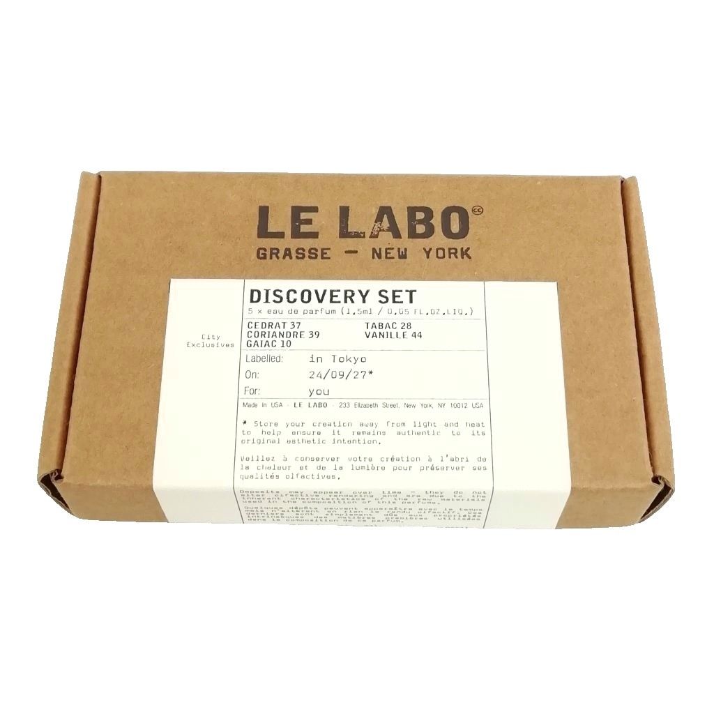 新品:LE LABO シティエクスクルーシブディスカバリー セット5本1.5mL LE LABO ルラボ シティ エクスクルーシブ ディスカバリーセット 5種