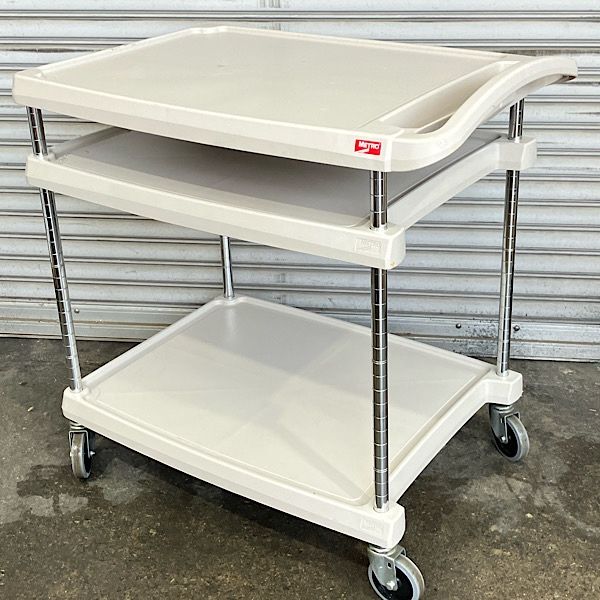 【中古】METRO/メトロ マイカート MY2030-34G 3段 樹脂製 ワゴン サービスカート ユーティリティカート 業務用 台車 ●137780
