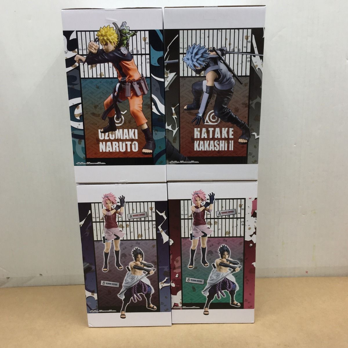 未開封 NARUTO シリーズ Grandista 4種セット ナルト カカシ サスケ