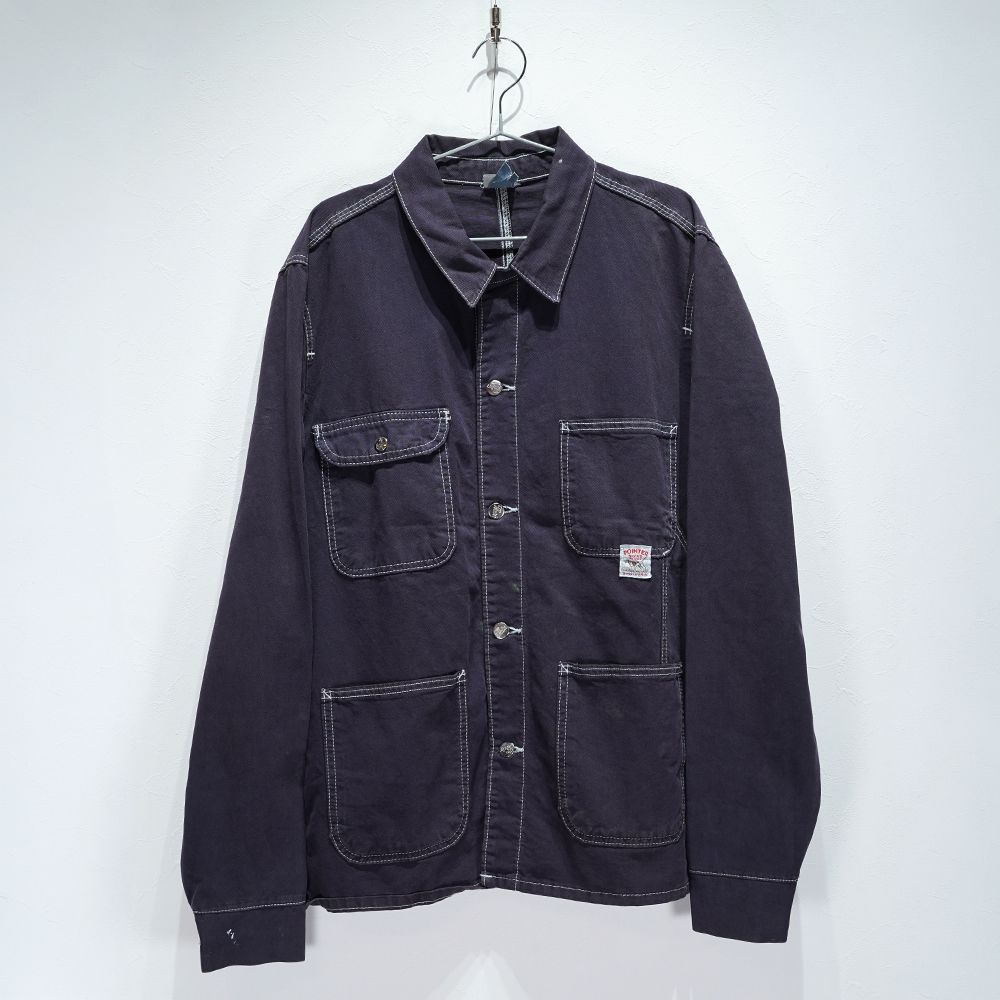 90s USA製】vintage POINTER チンストラップ付き カバーオール メンズ