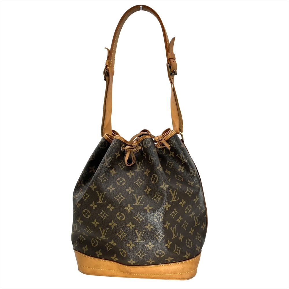 ルイヴィトン LOUIS VUITTON ノエ ショルダーバッグ モノグラム キャンバス M42224 ブラウン ゴールド金具 MI871 ユニセックス【中古】