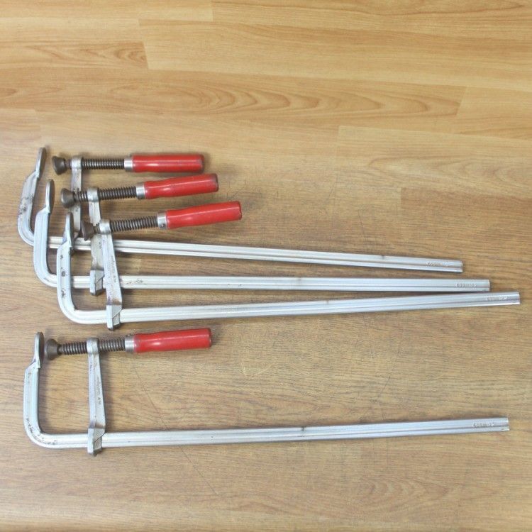 4本セット Gold Jaguar/ゴールドジャガー 600-120 L型クランプ 最大口開き600mm