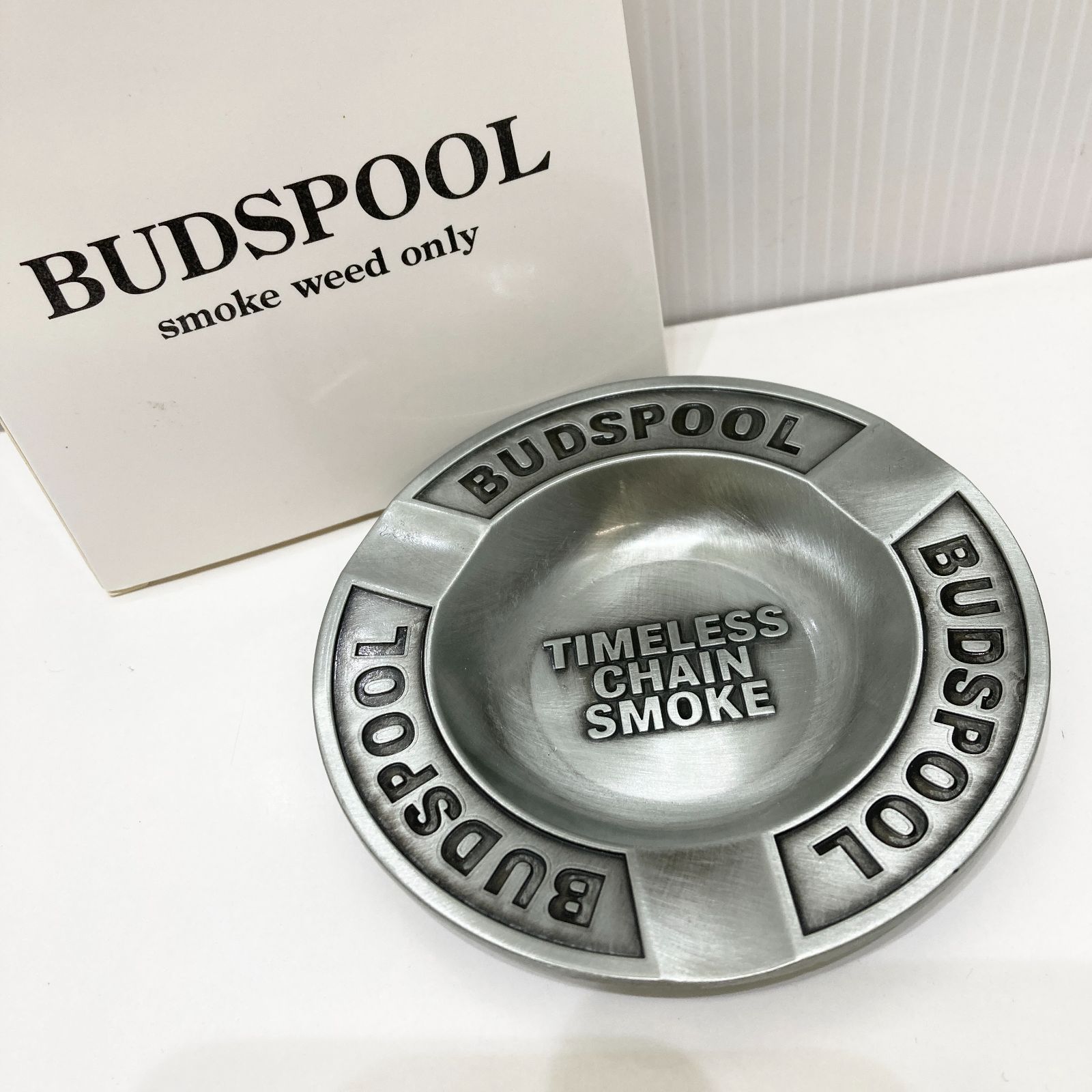 BUDSPOOL バッズプール 灰皿 展示品 シルバー TIMELESS CHAIN SMOKE