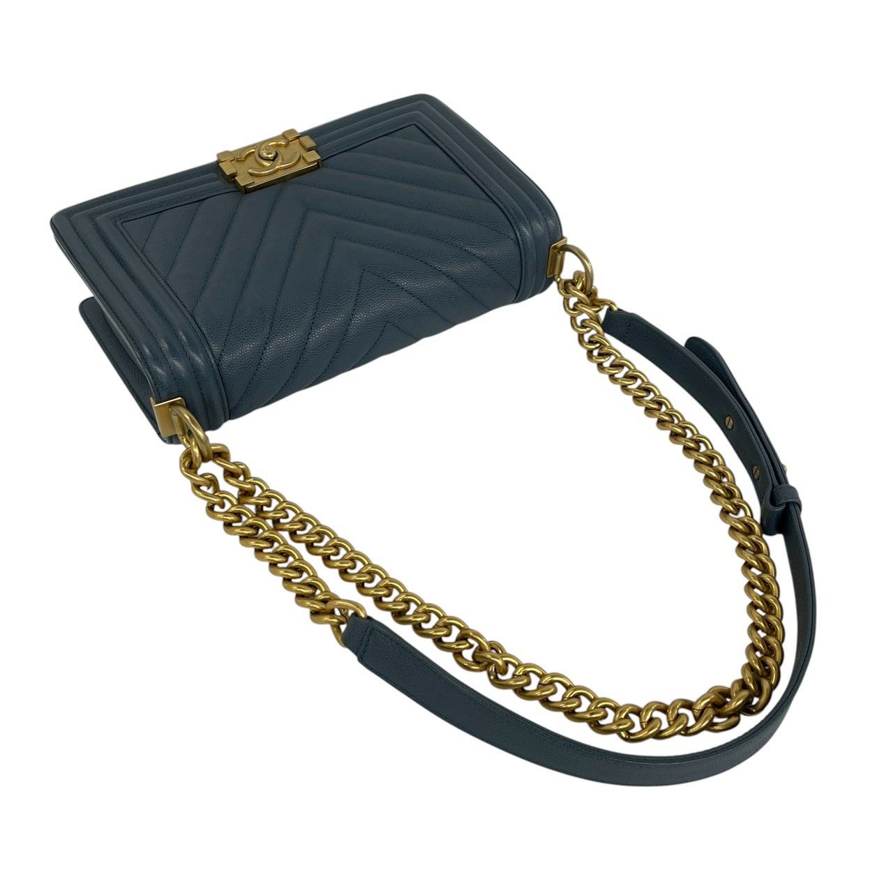 極 美品 シール有 24番台 CHANEL シャネル ボーイシャネル ココマーク
