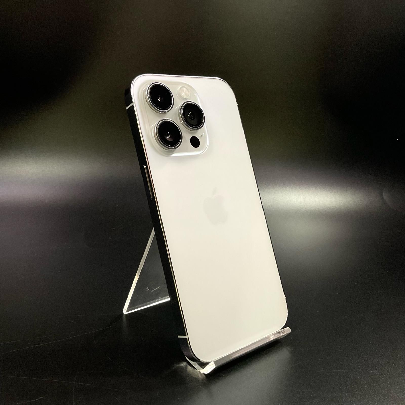 y*i様 動作確認済み iPhone 14 pro 128GB ID:E9376 iPhone 14 Pro 128GB シルバー au 動作確認済 - メルカリ