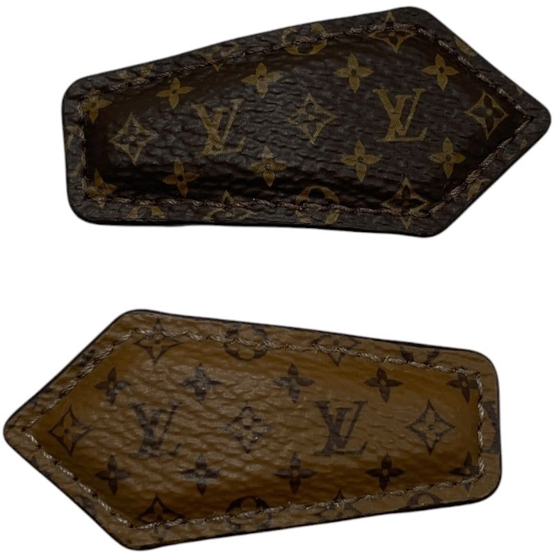 ルイ・ヴィトン LOUIS VUITTON セット2バレッタLVバレッタステージミニ AK5206 ブラウン モノグラム レディース バレッタ