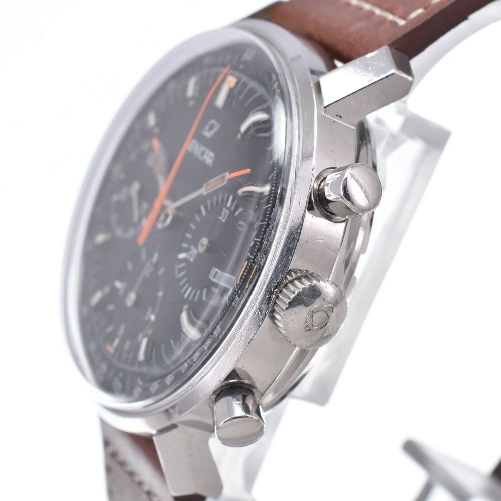 エニカ ENICAR 072-01-01/2303 ヴィンテージ Cal. バルジュー72 ブラック 手巻き メンズ 良品 腕時計 N#148593 エニカ ENICAR 072-01-01/2303 ヴィンテージ Cal. バルジュー72 ブラック 手巻き メンズ 良品 腕時計 N#148593