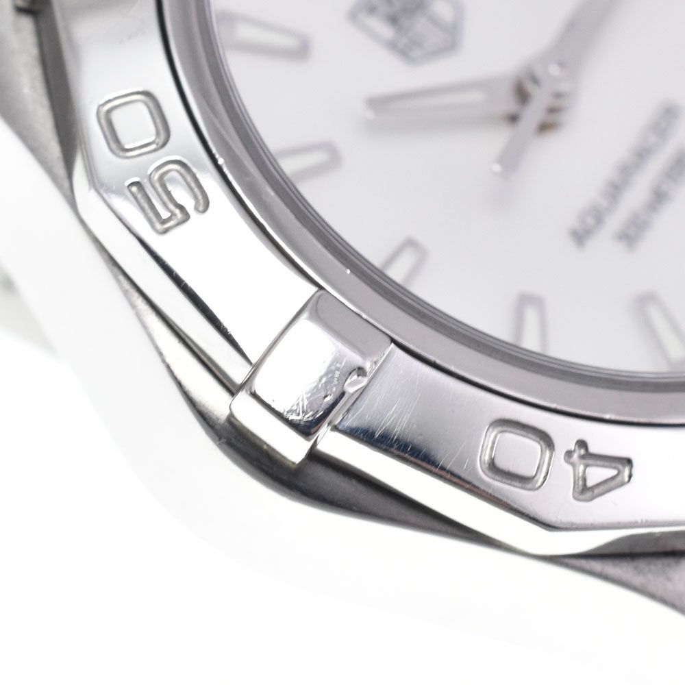 タグホイヤー TAG HEUER WAF1414 アクアレーサー デイト ホワイト 