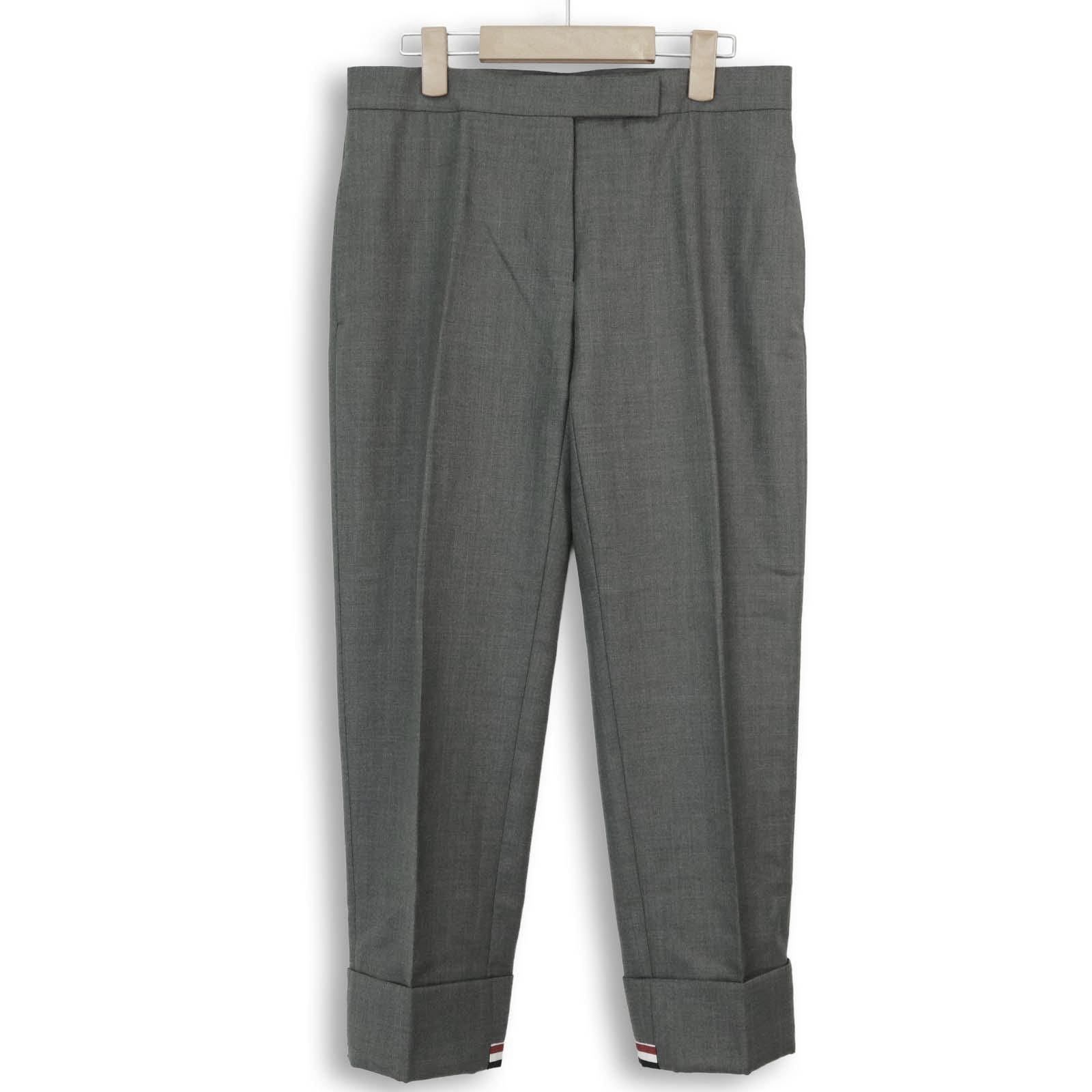 THOM BROWNE トムブラウン　トリコロール トラウザーズ スラックスパンツ＊
