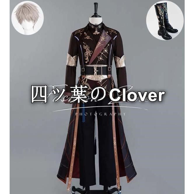 人気商品◆恋と深空風 セイヤ黒狩コスプレ衣装ウィッグ 靴 cosplay ハロウィン 演出服 変装vs625