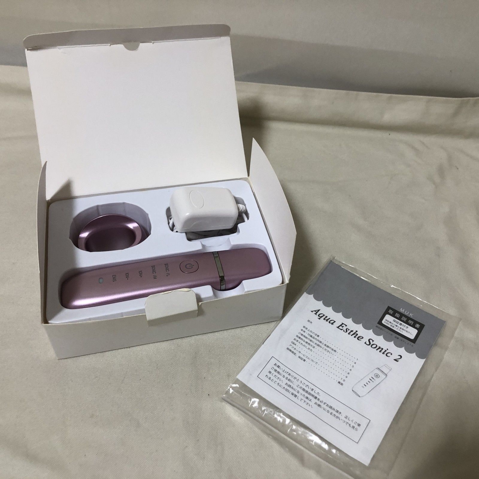 I349 MUK アクア エステ ソニック 2 NPL210 美顔器 ウォーター