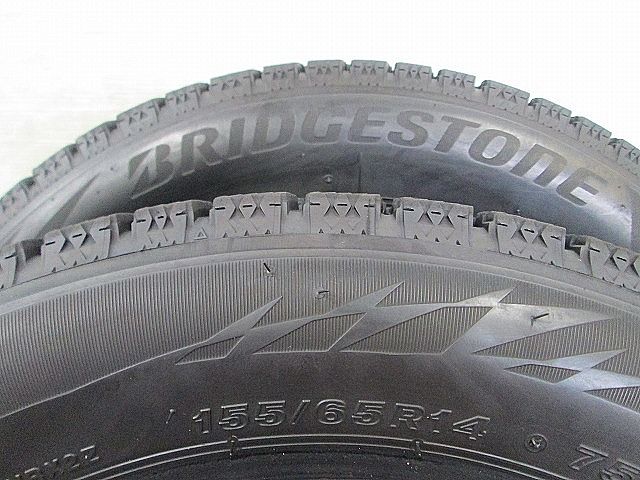 中古スタッドレス□155/65R14□4本□ブリヂストン□BLIZZAK VRX2