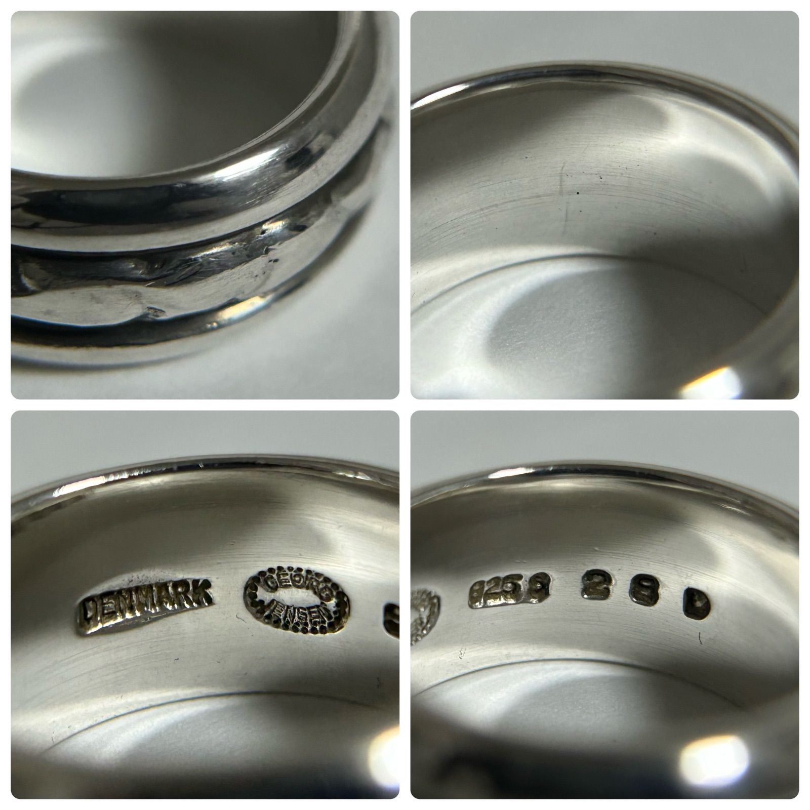 ジョージジェンセン リング 指輪 28D AG925 約11.5号 Georg Jensen