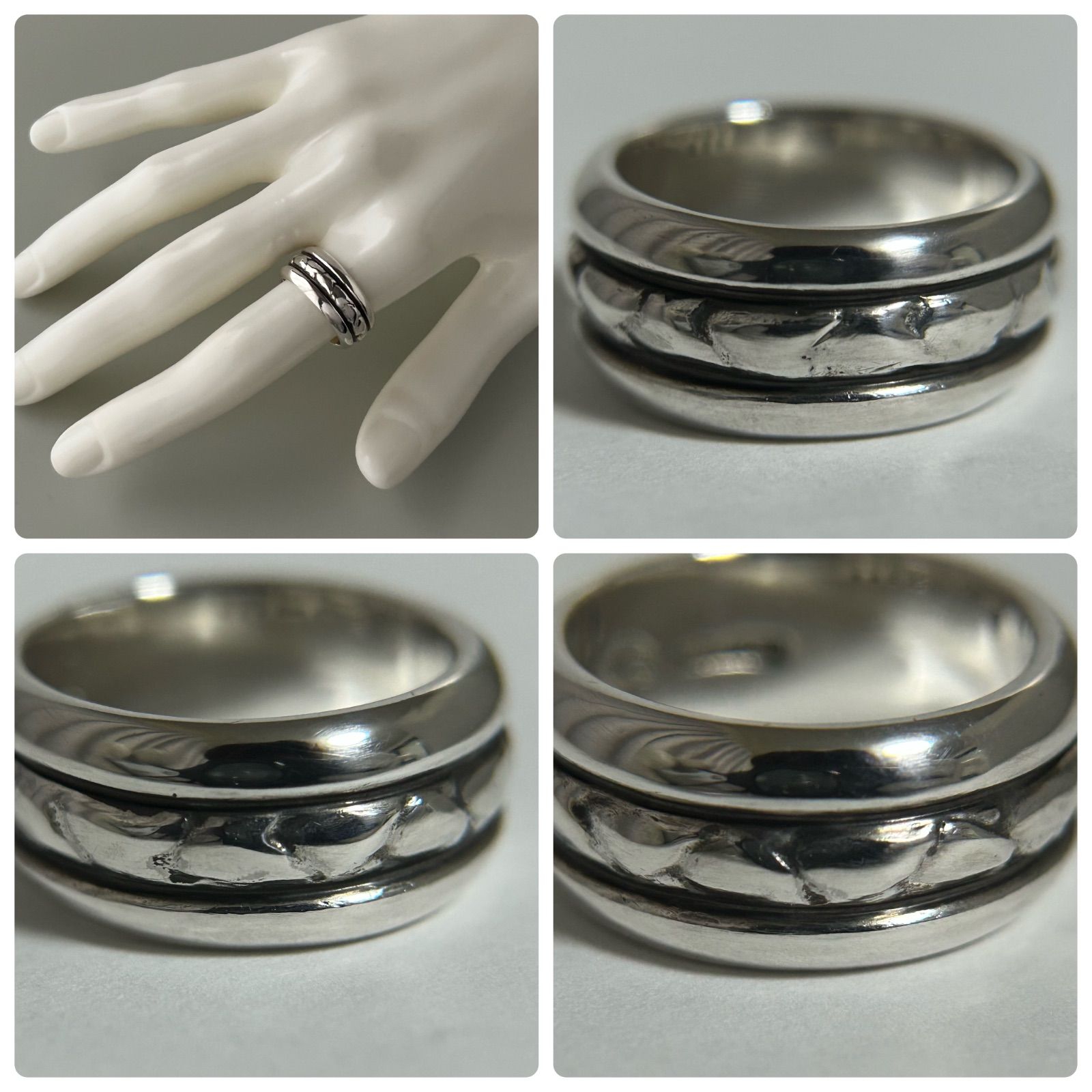 ジョージジェンセン リング 指輪 28D AG925 約11.5号 Georg Jensen
