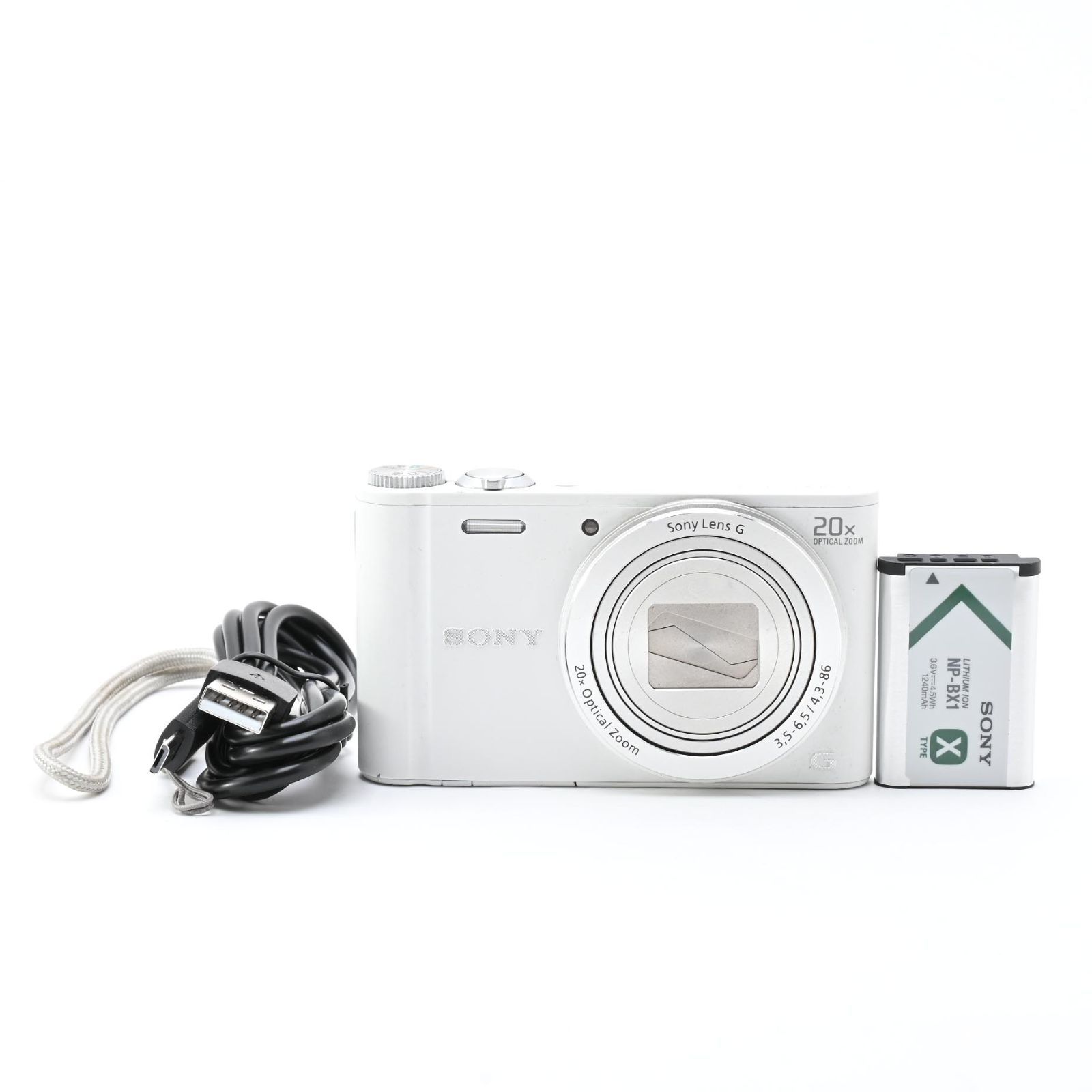 【良品】 SONY DSC-WX300 ホワイト Cyber-shot