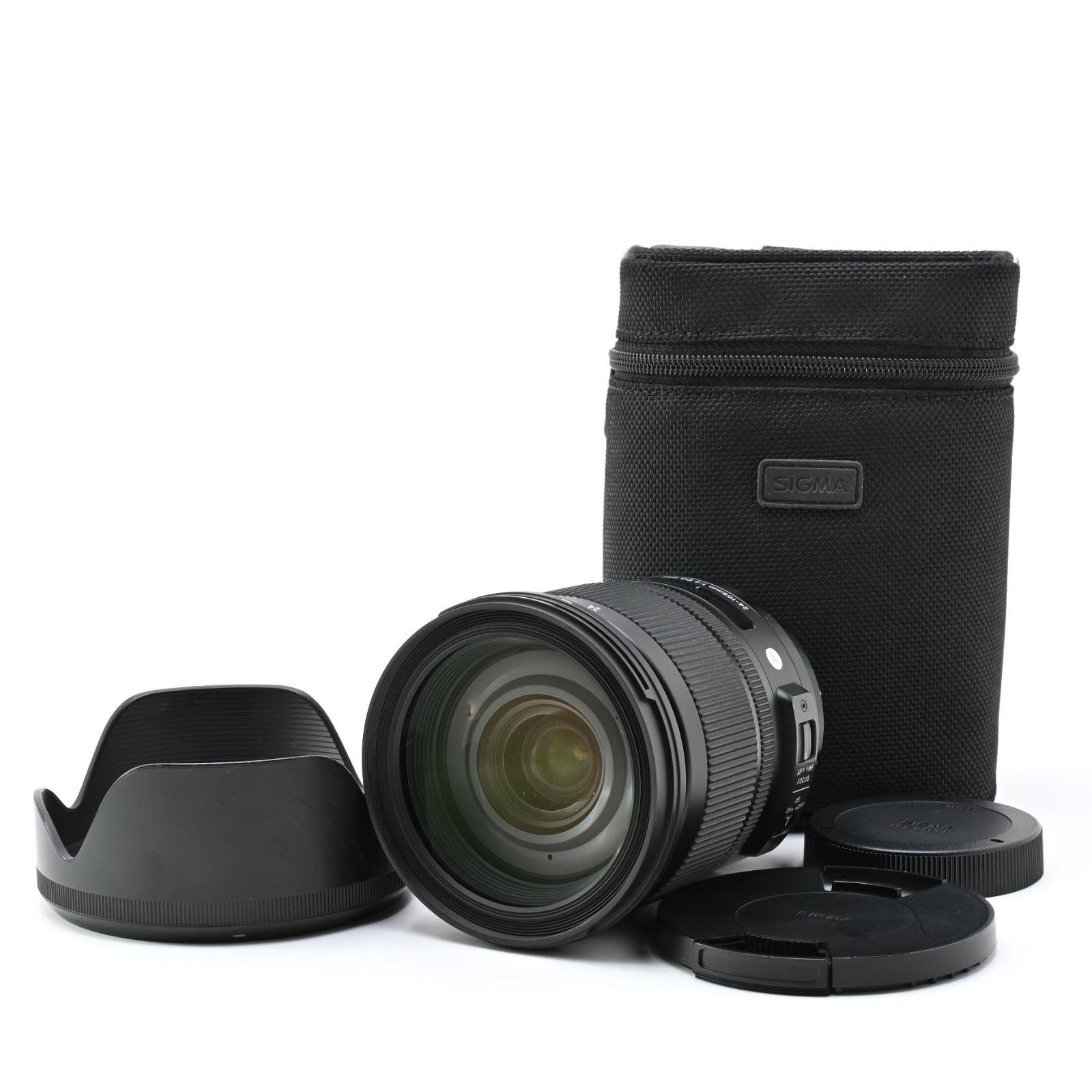 【良品・ケース、レンズフード付き】 SIGMA 24-105mm F4 DG OS HSM Canon EFマウント