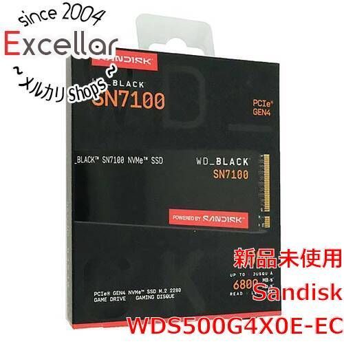 [bn:7] 【新品(開封のみ)】 Sandisk　WD_Black SN7100 NVMe SSD WDS500G4X0E-EC　500GB