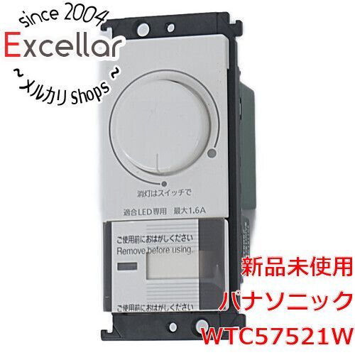 [bn:6] 【新品訳あり(箱きず・やぶれ)】 Panasonic 配線器具 埋込調光スイッチC WTC57521W