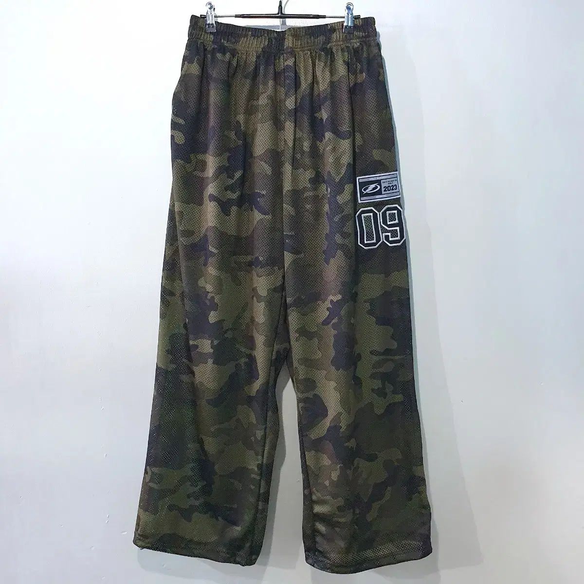 SS新作) ニュー パッチ メッシュ シャーリング パンツ 3color