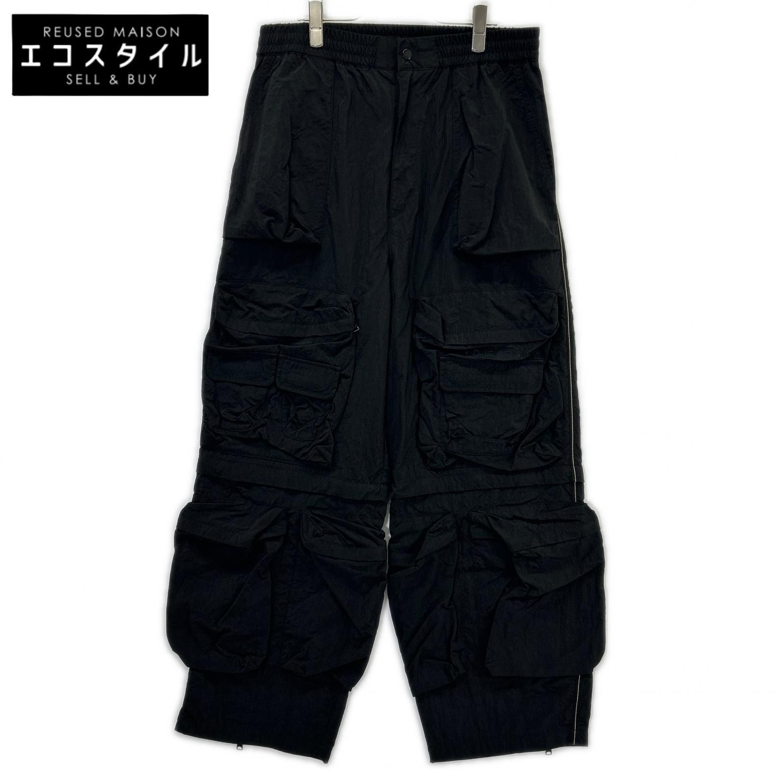 DIESEL　ディーゼル　ブラック P-STAIND カーゴパンツ　48