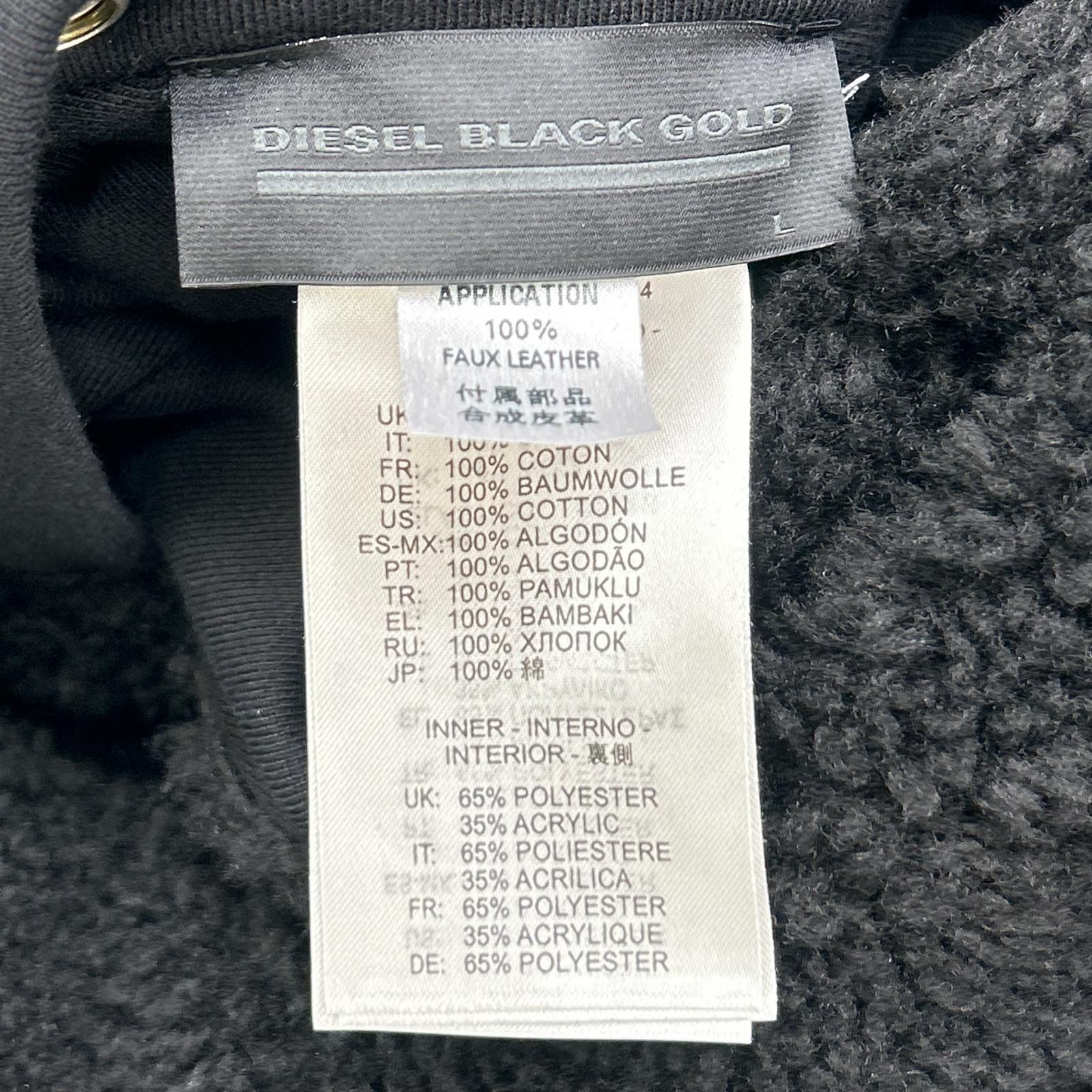 DIESEL BlackGold ディーゼルブラックゴールド ブラック パーカー