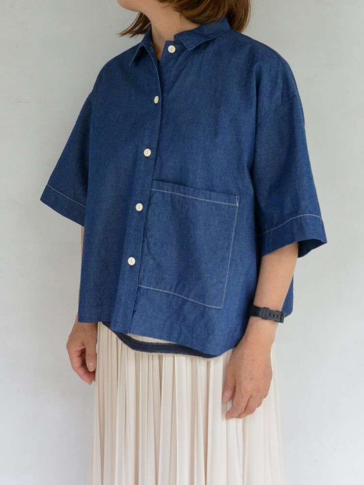 DIARIES コットンデニムシャツ COTTON DENIM SHIRTS