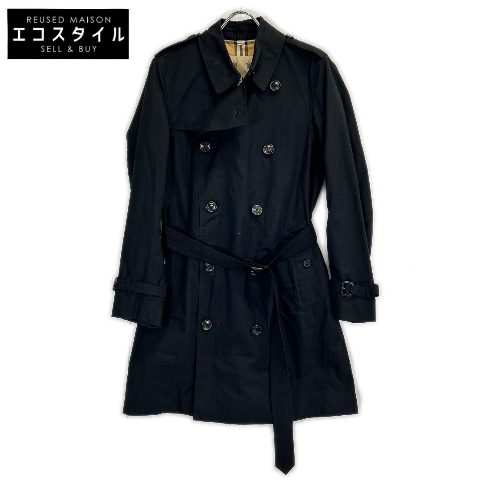 BURBERRY　バーバリー　ブラック THE CHELSEA チェルシー トレンチコート　48